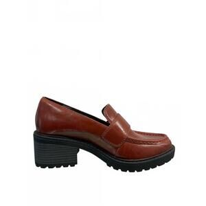 NEW SALVIA women's calf loafer in wine